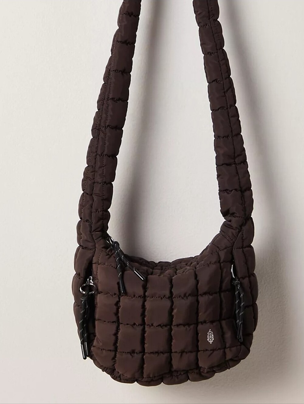 FP Movement Quilted Baby Carryall Sling Bag ~ Chocolate